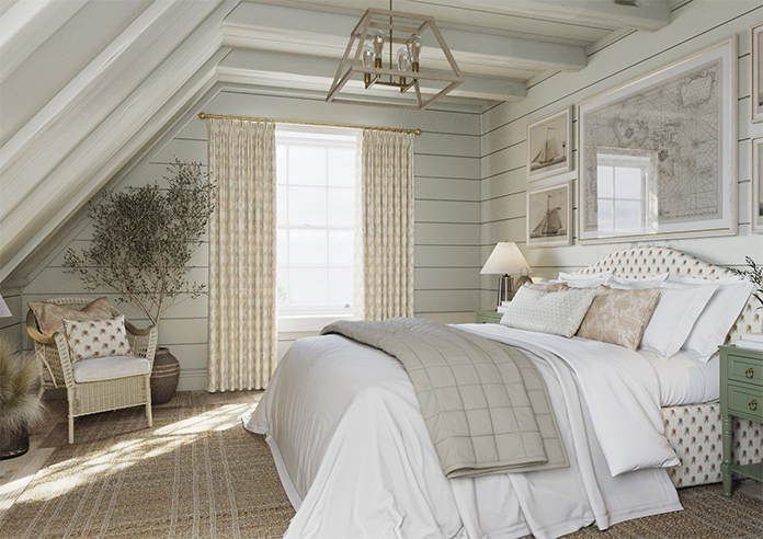 Trellis Prints, Vine and Bloom Romsey Manson - Made to Measure Curtains - Image 7